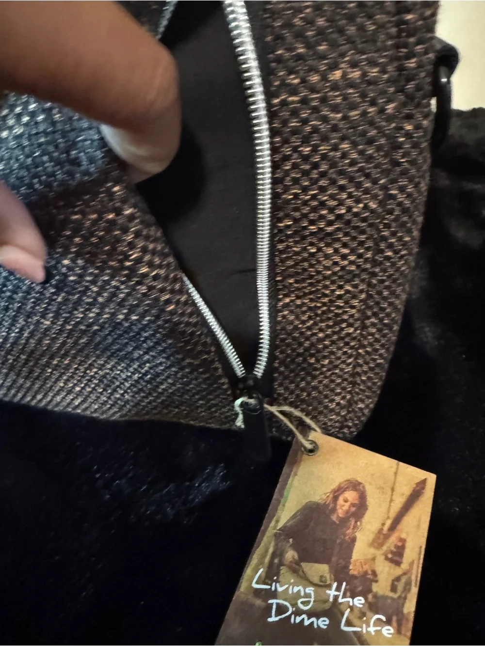 15’Tweed Laptop Bag with Shoulder Strap